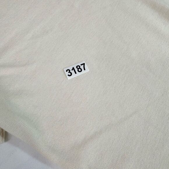 GISPA Dress Womens Medium Cream Knit Wool Crewneck Classic Neutral Minimalist - Picture 11 of 13